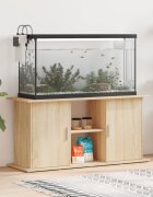vidaXL Стойка за аквариум дъб сонома 121x41x58 см инженерно дърво