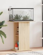 vidaXL Стойка за аквариум дъб сонома 605x36x725 см инженерно дърво