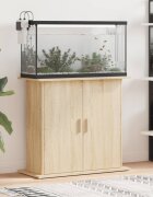 vidaXL Стойка за аквариум дъб сонома 81x36x73 см инженерно дърво