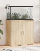 vidaXL Стойка за аквариум дъб сонома 81x36x73 см инженерно дърво