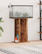 vidaXL Стойка за аквариум от старо дърво 36x605x725 cm