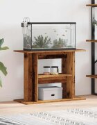 vidaXL Стойка за аквариум старо дърво 80x35x60 см инженерно дърво