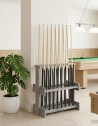 vidaXL Стойка за билярдно щеки Инженерна дървесина 60 x 35 x 60 см