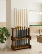 vidaXL Стойка за билярдно щеки Инженерна дървесина 60 x 35 x 60 см