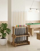 vidaXL Стойка за билярдно щеки Инженерна дървесина 60 x 35 x 60 см