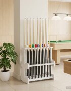 vidaXL Стойка за билярдно щеки Инженерна дървесина 60 x 35 x 60 см