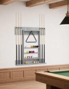 vidaXL Стойка за билярдно щеки Инженерна дървесина 93 x 12 x 103 см