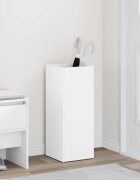 vidaXL Стойка за чадър Бяло 25 x 245 x 64 см Инженерна дървесина