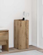 vidaXL Стойка за чадър Дъб 25 x 245 x 64 см Инженерна дървесина