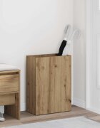 vidaXL Стойка за чадър Дъб 40 x 20 x 555 см Инженерна дървесина