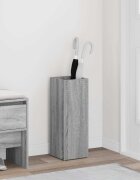 vidaXL Стойка за чадър със съхранение Сив Сонома 20 x 20 x 555 см