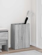 vidaXL Стойка за чадър със съхранение Сив Сонома 40 x 20 x 555 см