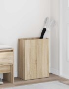 vidaXL Стойка за чадър със съхранение Сонома дъб 40 x 20 x 555 см