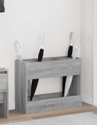 vidaXL Стойка за чадър Сив Сонома 65 x 24 x 50 см Инженерна дървесина