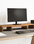 vidaXL Стойка за монитор дъб артизан 80x24x105 см инженерно дърво