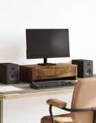 vidaXL Стойка за монитор с чекмеджета 50x27x15 см инженерно дърво