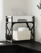 vidaXL Стойка за принтер Черния дъб 40 x 20 x 40 см