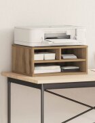 vidaXL Стойка за принтер Дъб артизан 49 x 40 x 225 см