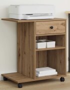 vidaXL Стойка за принтер Дъб артизан 60 x 40 x 685 см