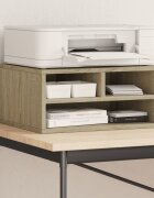 vidaXL Стойка за принтер дъб сонома 49x40x225 см инженерно дърво