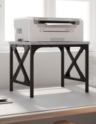 vidaXL Стойка за принтер сив сонома 40x30x31 см инженерно дърво