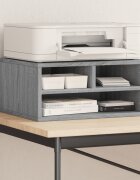 vidaXL Стойка за принтер сив сонома 49x40x225 см инженерно дърво
