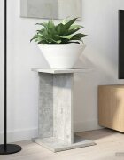 vidaXL Стойка за растения 2 бр. Бетонно сиво 25 x 255 x 405 см