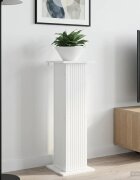 vidaXL Стойка за растения 2 бр. Бял гланц 305 x 30 x 1005 см