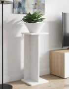 vidaXL Стойка за растения 2 бр. Бяло 25 x 255 x 605 см