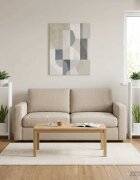 vidaXL Стойка за растения 2 бр. Бяло 30 x 30 x 100 см