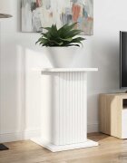 vidaXL Стойка за растения 2 бр. Бяло 305 x 30 x 43 см