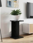 vidaXL Стойка за растения 2 бр. Черен дъб 25 x 255 x 405 см