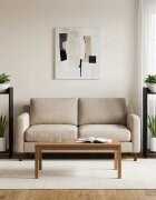 vidaXL Стойка за растения 2 бр. Черен дъб 30 x 30 x 100 см