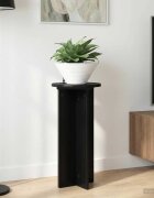 vidaXL Стойка за растения 2 бр. Черно 295 x 295 x 60 см