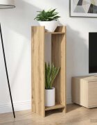 vidaXL Стойка за растения 2 бр. Дъб артизан 30 x 30 x 100 см