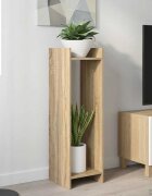vidaXL Стойка за растения 2 бр. Дъб сонома 30 x 30 x 100 см