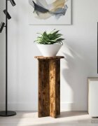 vidaXL Стойка за растения 2 бр. Опушен дъб 295 x 295 x 60 см