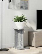 vidaXL Стойка за растения 2 бр. Сив Сонома 25 x 255 x 405 см