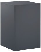 vidaXL Стойка за растения Антрацит 40 x 40 x 60 cm Неръждаема стомана
