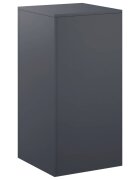 vidaXL Стойка за растения Антрацит 40 x 40 x 80 cm Неръждаема стомана