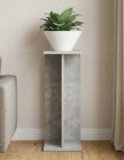 vidaXL Стойка за растения Бетонно сиво 25 x 255 x 605 см