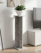 vidaXL Стойка за растения Бетонно сиво 25 x 255 x 805 см