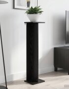 vidaXL Стойка за растения Черен дъб 25 x 255 x 1005 см