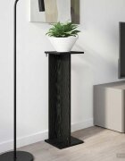 vidaXL Стойка за растения Черен дъб 25 x 255 x 805 см