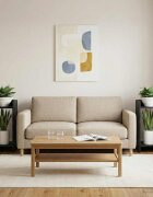 vidaXL Стойка за растения Черен дъб 30 x 30 x 60 cm