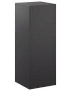 vidaXL Стойка за растения Черно 30 x 30 x 80 cm Стомана