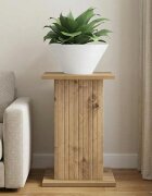 vidaXL Стойка за растения Дъб артизан 305 x 30 x 43 см