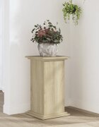 vidaXL Стойка за растения Дъб сонома 33 x 33 x 60 см