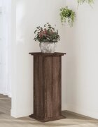 vidaXL Стойка за растения Кафяв дъб 33 x 33 x 80 cm