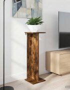 vidaXL Стойка за растения Опушен дъб 25 x 255 x 805 см